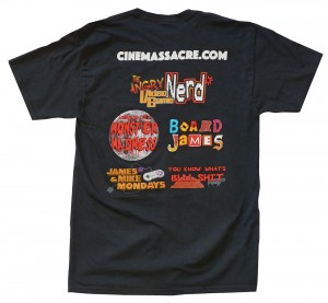 Cinemassacre's-Shows-Men's-T-shirt-Back